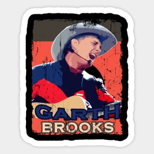 garth brooks on colors Sticker